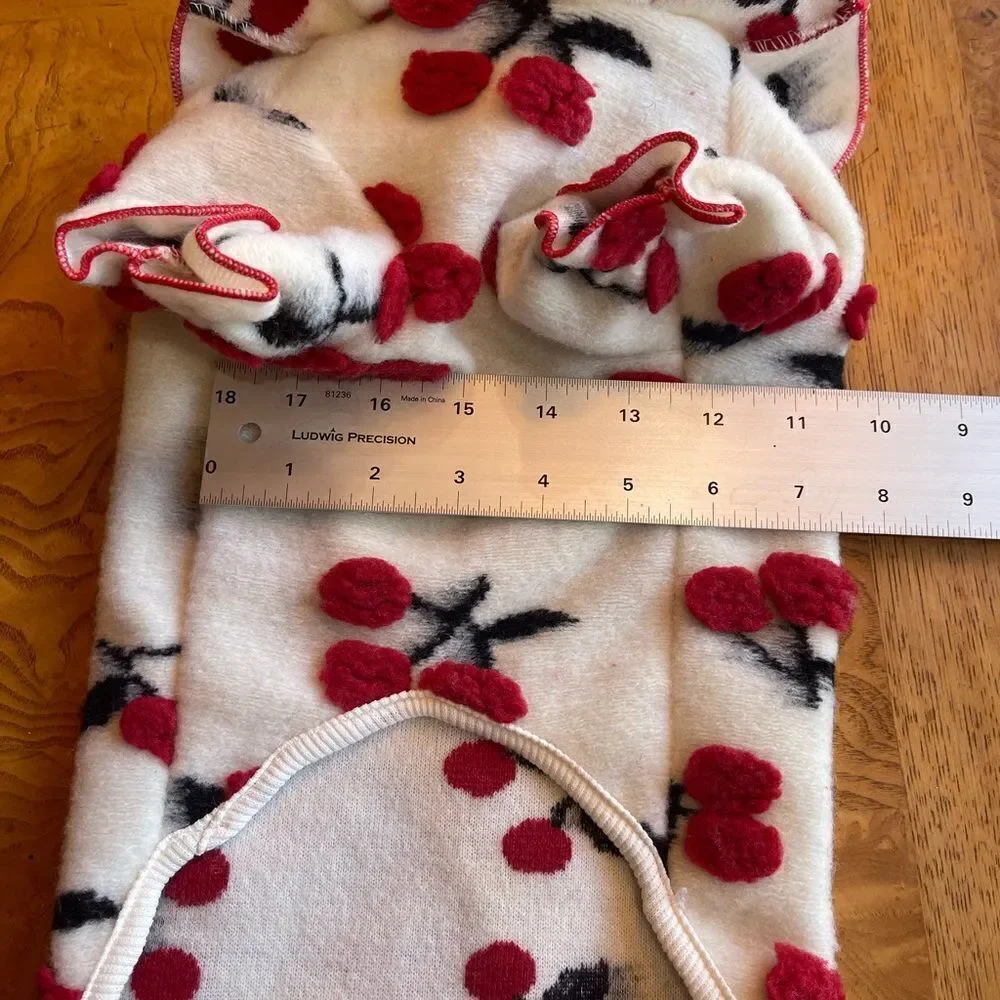 Cherry Pom Pom Pet Sweater 🍒🐾